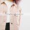 2017 new style Oversized Colored Soft Shell Denim Jacket Custom Distressed jeans jacket