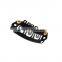 2.3Cm Straight Teeth Stainless Steel Hair Clip For Wig, Metal Hair Extension Clip