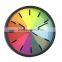 10 Inch Modern Simple Decorative Rainbow Wall Clock