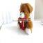 Custom 25cm sitting plush animated singing christmas toys