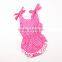 Onesie Baby Clothing strip pompom romper factory wholesale