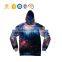 galaxy sublimation custom fashion hoodies 100 polyester sweatshirt