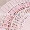 Hollow Chinese 8 inch Wood Fan with Flower Pattern for Wedding Baby Shower Party Promotion Gifts