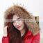 Best Seller Women's Large Raccoon Fur Collar Scarf Shawl Winter Neck Warmer