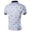 Custom Men's Fashion Short Sleeve Full Printed Polo T Shirt