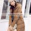 Europe 2017 Winter New Slim Down Cotton Women Korean Version of the Long Hooded Thickening of Cotton
