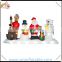 Christmas inflatable santa band inflatable musical lighting show with snowman reindeer penguin bear for yard decoration