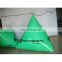 inflatable green buoys triangular shape for water triathlons advertising