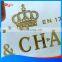 China Manufacturer thin custom metal sticker