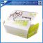 Cheap disposable packing paper food box with printing