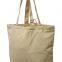 Organic Cotton Reusable Grocery Shopping Bags Large Machine Washable 18”W x 14.25”H (Pack of 4)