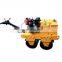 Hydraulic walk behind mini single double drum compactor road pedestrian vibratory roller