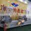 High precision CNC aluminum profile window door double head mitre cutting saw machine for aluminum fabrication