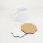 Flower shape custom cork MDF coaster