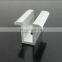 High quality extruded 6005 aluminum frameless solar panel thin mid clamp