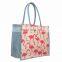 Wholesale Flamingo Pineapple Design Jute Tote Beach Bag