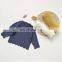 2020 autumn new ins baby girl pullover all-match lotus leaf collar sweater hollow lace sweater
