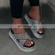 new fashion glitter sequined double strap slipper for women platform sandals beach waterpoof slipper sandals