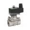 2WB-25 1"inch hot water and code water stainless solenoid valve for air gas