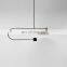 China led ceiling light fixture contemporary pendant lamp