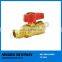 5/8 inch brass gas ball valve Flare x Flare with aluminum handle