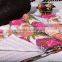 Ethnic Flower Print Quilt Indian Kantha Quilt Queen King Hand Stitched Quilts Designer Vintage Handamde Bedspread