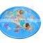 Ground Water Spray Inflatable Water Slide Park for 3-5 Kids Yard Home