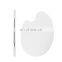 Stainless Steel Paint Palette Oval Shape Nail Art Palette With Spatula