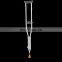 Rehabilitation therapy supplies aluminum adjustable walking crutch for disabled people
