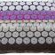 High quality ABS plastic button fused on cotton fabric pain relief acupressure massage mat and pillow set
