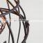 Wholesale Antique Round Metal bird cage candle holder With Tealight Cups Iron Candle Holder Lantern