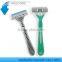 Hot sell triple blade shaving straight razor stainless steel blade