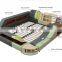 hot selling Multi-function king size beds massage fabric bed