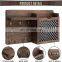 Entryway Mail Envelope Organizer with 7 Key Hooks Wall Mounted Rustic Wood Mail Holder Shelf with Key Hooks for Wall