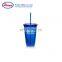 Hot Sale Drinkware Clear Plastic Cup with Lid