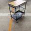 Trolley Kitchen Furniture General Use Home Storage Packing 3 tier metal mesh storage basket kitchen trolley