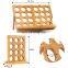 Coffee Pod Holder Coffee Capsule Organizer with 24 Pods Pack Storage Multiple Functions Usage Bamboo Cutting Board Holder