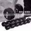 Rubber cover rubber round head dumbbells for men's gym dedicated fixed dumbbells private trainer home arm muscle fitness equipme
