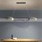 Luxury Modern Linear Chandelier Living Room Hotel Office Bedroom LED Pendant Light for Indoor Decoration