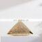 Modern Luxury Hand Painting Gold Triangle Ceramic Home Accessories Living room Decoration