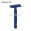 Private Label Safety Razors Men No Electrical Classic Metal Single Blade Blue Brass Handle Safety Shaving razor