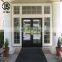 Aluminum alloy frame Hinged doors tempered glass Casement door for commercial