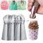 Cream Decoration Mouth Silicone Pastry Nozzle Cream Dessert Cake Biscuit Kitchen Baking Baking Decoration Tools Accessories 3pcs