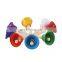 8-Note Hand Bell Children Music Toy Rainbow Percussion Instrument Set 8-Tone Bell Rotating Rattle Beginner Educational Toy Gift
