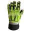 High performance oil and gas mechanic oilfield TPR impact heavy duty work gloves