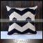 Personalized Black Ticking Pillow Cover