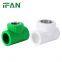 IFAN Wholesale Polypropylene PPR Fitting Customized Tee CW57-3 Brass Female Thread Fitting