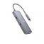5 in 1 Docking Station TYPE-C TO USB3.0+HDMI+SD/TF card+PD