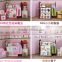 8pcs Pure color baby bedding set/embroidery baby bedding set