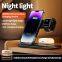 Top Selling Products 2023 New Arrival Popular Multi 15W Fast Charging 3 in 1 Wireless Charger Holder Station For iPhone